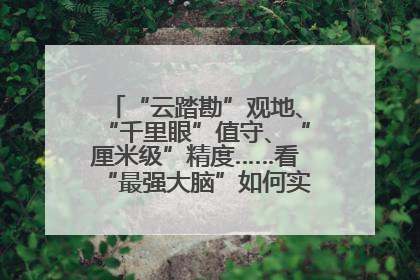 “云踏勘”观地、“千里眼”值守、“厘米级”精度……看“最强大脑”如何实现智慧治理