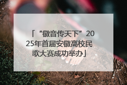 “徽音传天下”2025年首届安徽高校民歌大赛成功举办