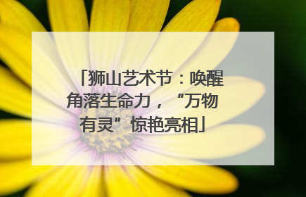 狮山艺术节：唤醒角落生命力，“万物有灵”惊艳亮相