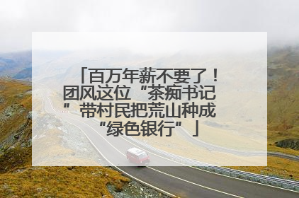 百万年薪不要了！团风这位“茶痴书记”带村民把荒山种成“绿色银行”