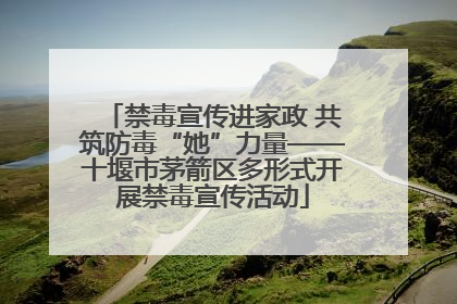 禁毒宣传进家政 共筑防毒“她”力量——十堰市茅箭区多形式开展禁毒宣传活动