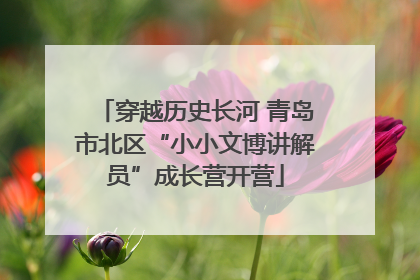 穿越历史长河 青岛市北区“小小文博讲解员”成长营开营