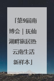 第9届南博会｜抚仙湖畔旅居热 云南生活新样本