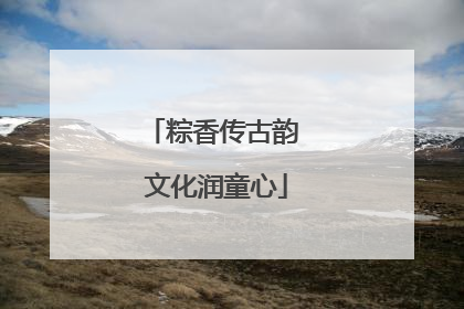 粽香传古韵 文化润童心