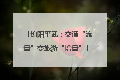 绵阳平武：交通“流量”变旅游“增量”