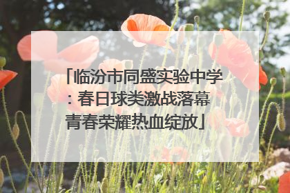 临汾市同盛实验中学：春日球类激战落幕 青春荣耀热血绽放