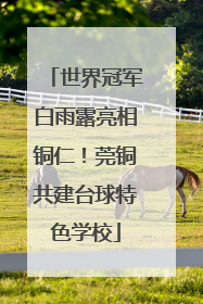 世界冠军白雨露亮相铜仁！莞铜共建台球特色学校
