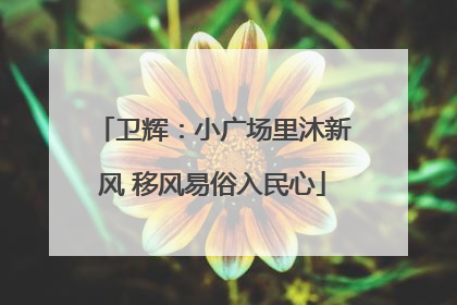 卫辉：小广场里沐新风 移风易俗入民心