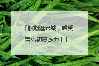 假期逛老城，感受青岛初夏魅力！