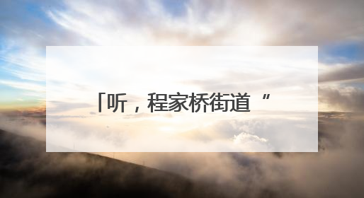 听，程家桥街道“多格合一”治理合奏曲已经奏响，快来解锁高光时刻！