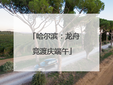 哈尔滨：龙舟竞渡庆端午