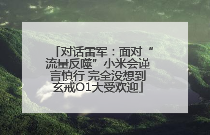 对话雷军：面对“流量反噬”小米会谨言慎行 完全没想到玄戒O1大受欢迎