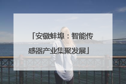 安徽蚌埠：智能传感器产业集聚发展