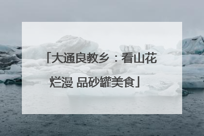 大通良教乡：看山花烂漫 品砂罐美食