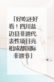 好吃还好看！四川盐边县非遗代表性项目亮相成都国际非遗节