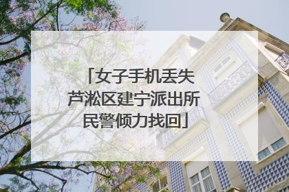 女子手机丢失 芦淞区建宁派出所民警倾力找回