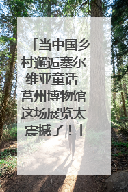 当中国乡村邂逅塞尔维亚童话 莒州博物馆这场展览太震撼了！