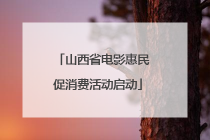 山西省电影惠民促消费活动启动