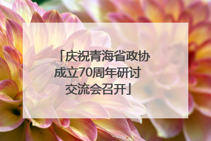 庆祝青海省政协成立70周年研讨交流会召开
