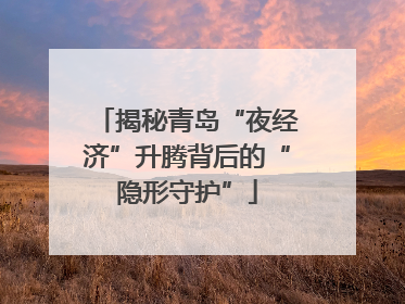 揭秘青岛“夜经济”升腾背后的“隐形守护”