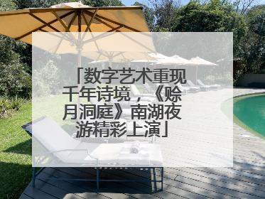 数字艺术重现千年诗境，《赊月洞庭》南湖夜游精彩上演