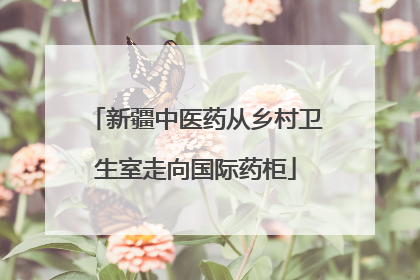 新疆中医药从乡村卫生室走向国际药柜
