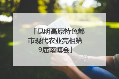 昆明高原特色都市现代农业亮相第9届南博会
