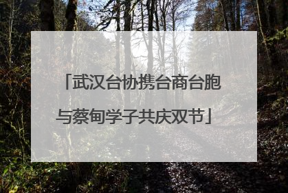 武汉台协携台商台胞与蔡甸学子共庆双节