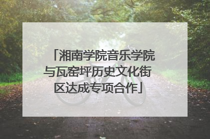 湘南学院音乐学院与瓦窑坪历史文化街区达成专项合作