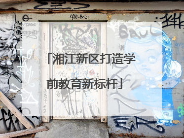 湘江新区打造学前教育新标杆