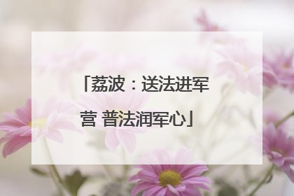 荔波：送法进军营 普法润军心