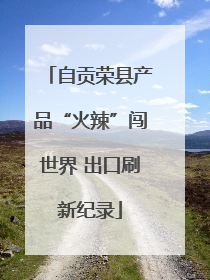 自贡荣县产品“火辣”闯世界 出口刷新纪录