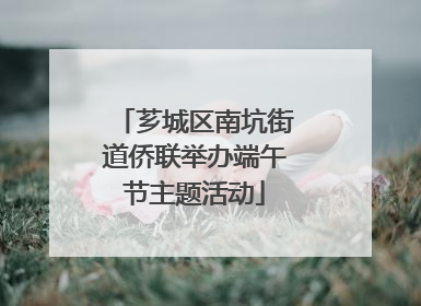 芗城区南坑街道侨联举办端午节主题活动