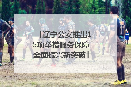 辽宁公安推出15项举措服务保障全面振兴新突破