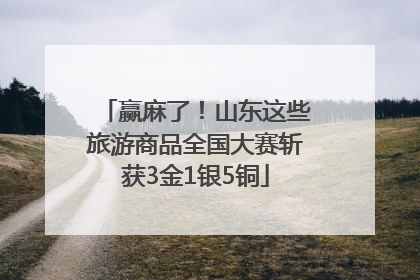 赢麻了！山东这些旅游商品全国大赛斩获3金1银5铜