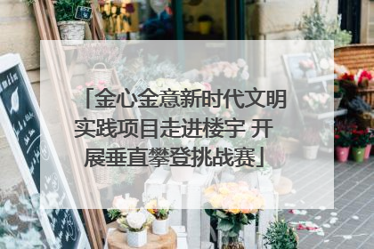 金心金意新时代文明实践项目走进楼宇 开展垂直攀登挑战赛