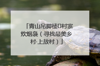 青山吊脚楼 村寨炊烟袅（寻找最美乡村·上敖村）