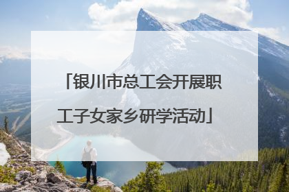 银川市总工会开展职工子女家乡研学活动