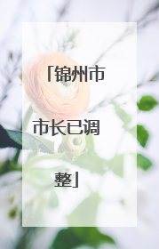锦州市市长已调整