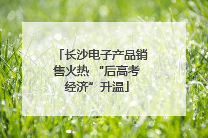 长沙电子产品销售火热 “后高考经济”升温