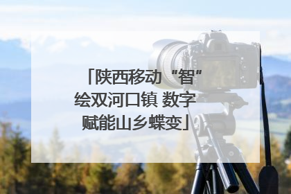 陕西移动“智”绘双河口镇 数字赋能山乡蝶变