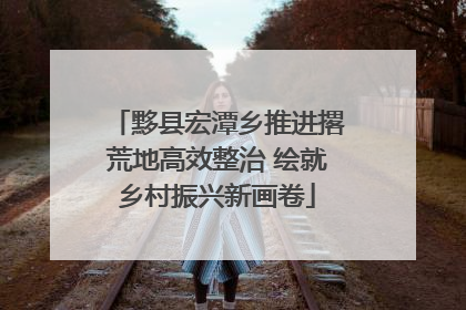 黟县宏潭乡推进撂荒地高效整治 绘就乡村振兴新画卷