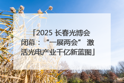 2025 长春光博会闭幕：“一展两会” 激活光电产业千亿新蓝图
