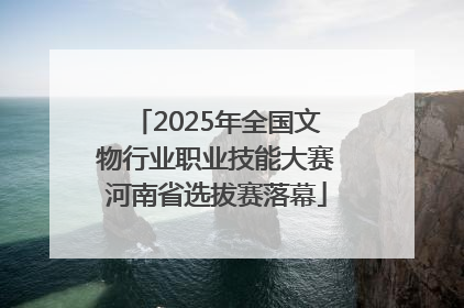 2025年全国文物行业职业技能大赛河南省选拔赛落幕