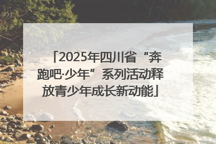 2025年四川省“奔跑吧·少年”系列活动释放青少年成长新动能