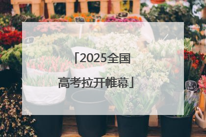 2025全国高考拉开帷幕