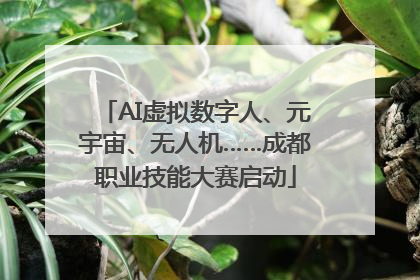 AI虚拟数字人、元宇宙、无人机……成都职业技能大赛启动